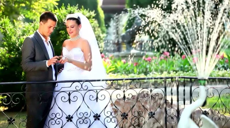 Bride and groom portraits